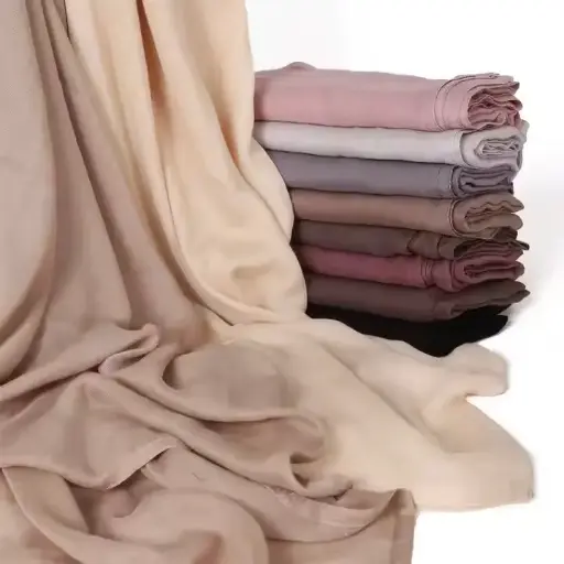 Plain High-Quality 100% Cotton Hijab Shawl